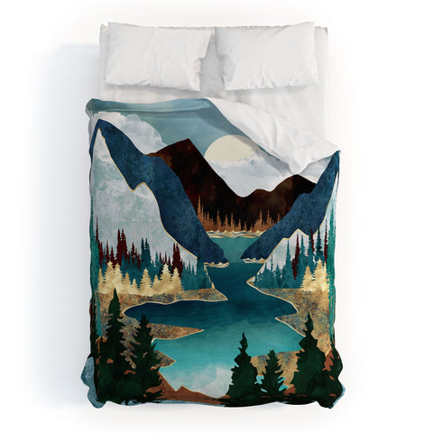 SpaceFrogDesigns River Vista Duvet Cover
