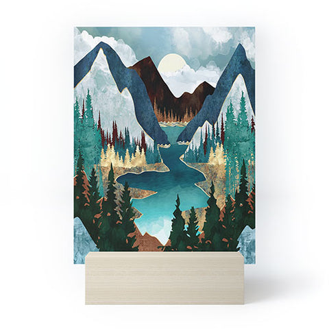 SpaceFrogDesigns River Vista Mini Art Print
