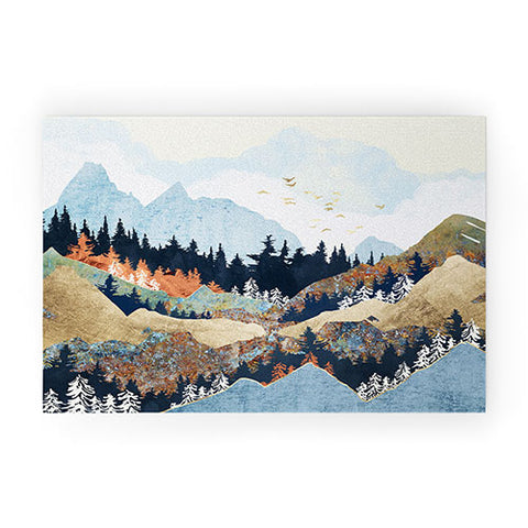 SpaceFrogDesigns Spring Flight Welcome Mat