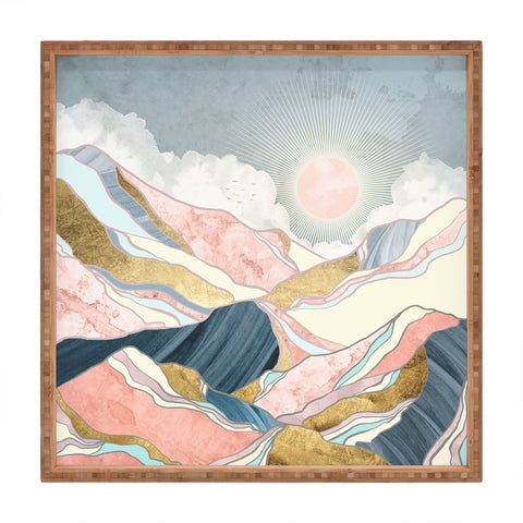 SpaceFrogDesigns Spring Morning Square Tray