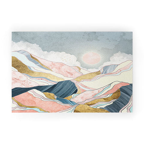 SpaceFrogDesigns Spring Morning Welcome Mat