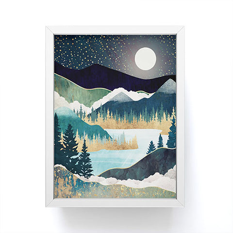 SpaceFrogDesigns Star Lake Framed Mini Art Print