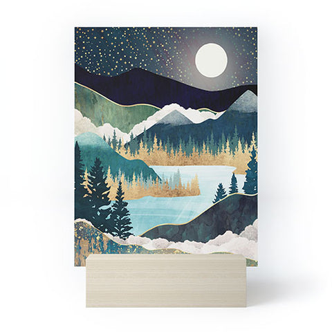 SpaceFrogDesigns Star Lake Mini Art Print