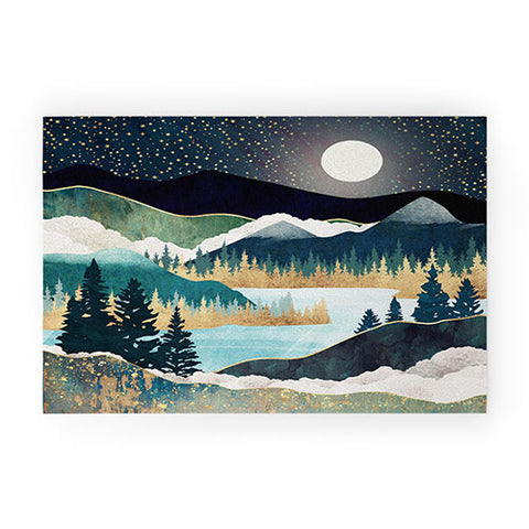 SpaceFrogDesigns Star Lake Welcome Mat