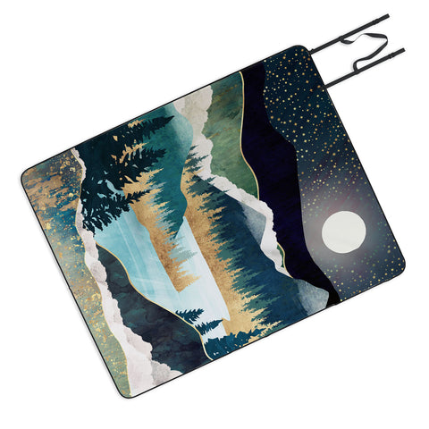 SpaceFrogDesigns Star Lake Picnic Blanket