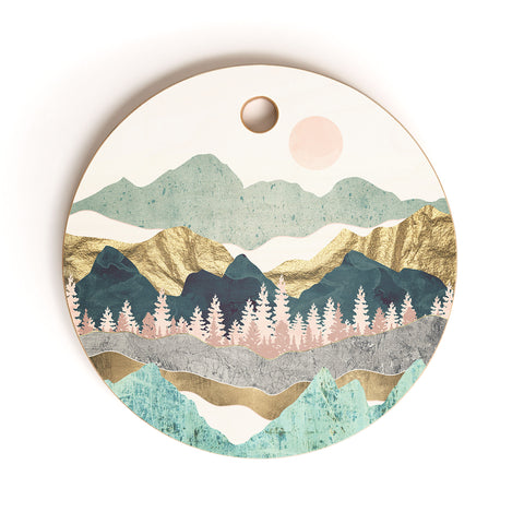 SpaceFrogDesigns Summer Vista Cutting Board Round