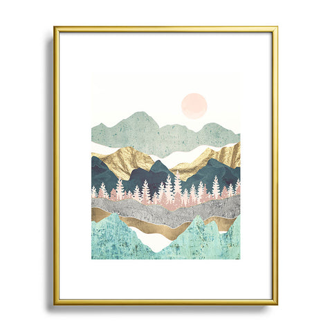 SpaceFrogDesigns Summer Vista Metal Framed Art Print