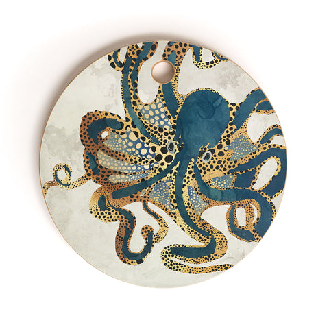 SpaceFrogDesigns Underwater Dream VI Cutting Board Round