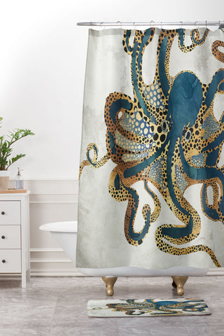 SpaceFrogDesigns Underwater Dream VI Shower Curtain And Mat