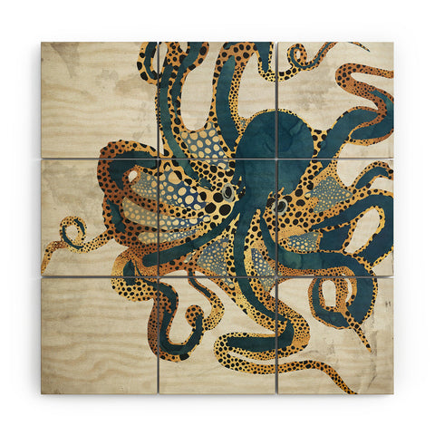 SpaceFrogDesigns Underwater Dream VI Wood Wall Mural