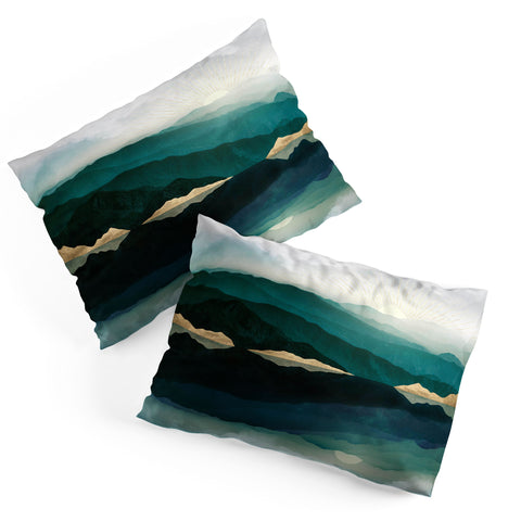 SpaceFrogDesigns Waters Edge Reflection Pillow Shams