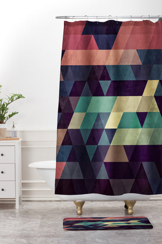 Spires cryypy Shower Curtain And Mat