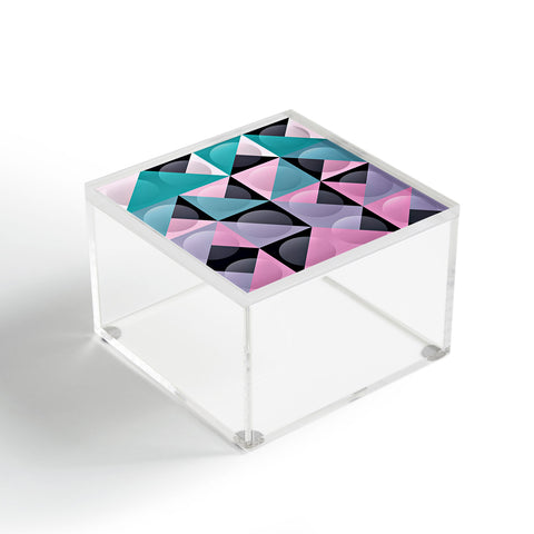Spires Glass Grid Acrylic Box