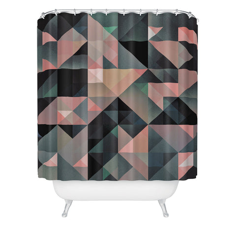 Spires Pale Mourning Shower Curtain