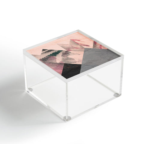 Spires Processed Floral and Granite Acrylic Box