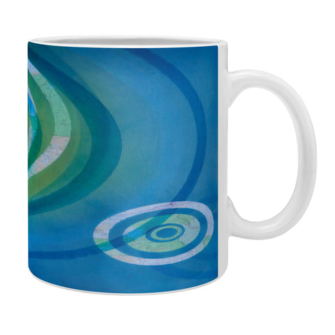 Stacey Schultz Circle Maps Blue Green Coffee Mug