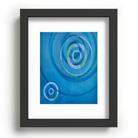 Stacey Schultz Circle Maps Blue Navy Recessed Framing Rectangle