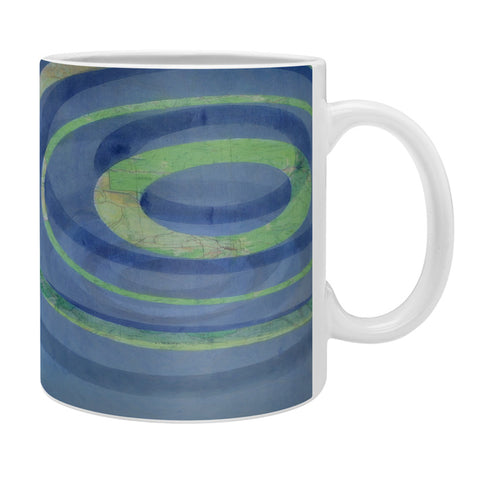 Stacey Schultz Circle Maps Royal Blue 1 Coffee Mug