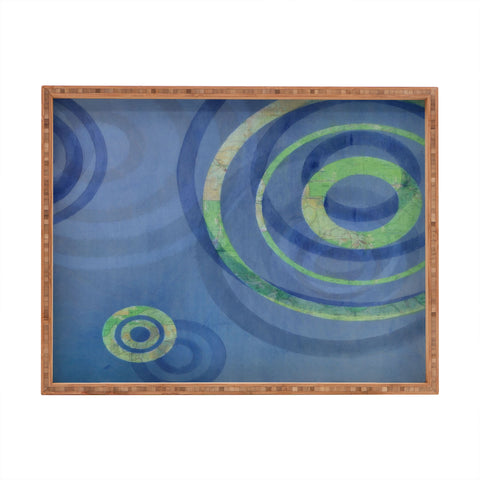 Stacey Schultz Circle Maps Royal Blue 1 Rectangular Tray