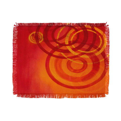 Stacey Schultz Circle World Flame Throw Blanket