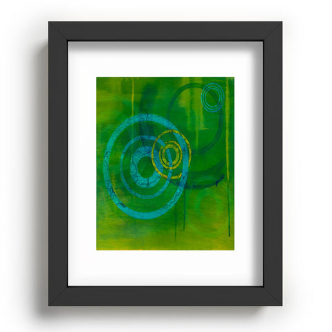 Stacey Schultz Circle World Green Recessed Framing Rectangle