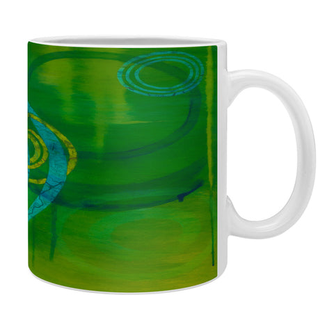 Stacey Schultz Circle World Green Coffee Mug