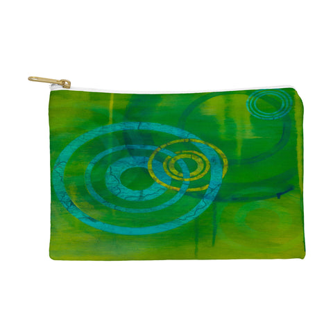 Stacey Schultz Circle World Green Pouch
