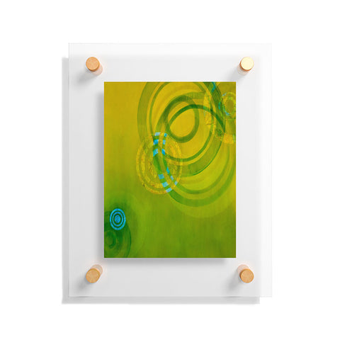 Stacey Schultz Circle World Lime Floating Acrylic Print