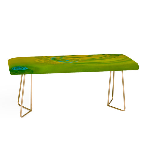 Stacey Schultz Circle World Lime Bench