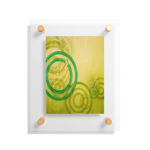 Stacey Schultz Circle World Mellow Floating Acrylic Print