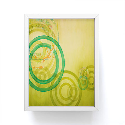 Stacey Schultz Circle World Mellow Framed Mini Art Print