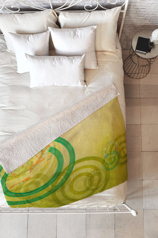 Stacey Schultz Circle World Mellow Fleece Throw Blanket