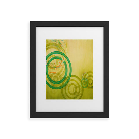 Stacey Schultz Circle World Mellow Framed Art Print