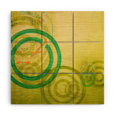 Stacey Schultz Circle World Mellow Wood Wall Mural