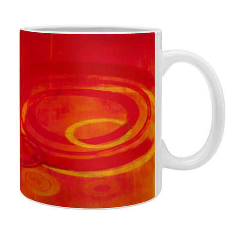 Stacey Schultz Circle World Red Coffee Mug