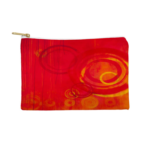 Stacey Schultz Circle World Red Pouch
