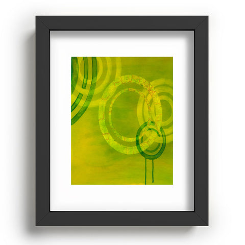 Stacey Schultz Circle World Yellow Recessed Framing Rectangle