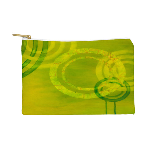 Stacey Schultz Circle World Yellow Pouch
