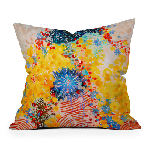 Stephanie Corfee 3 Ring Circus Throw Pillow