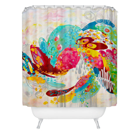Stephanie Corfee Abstract Free Spirit Shower Curtain
