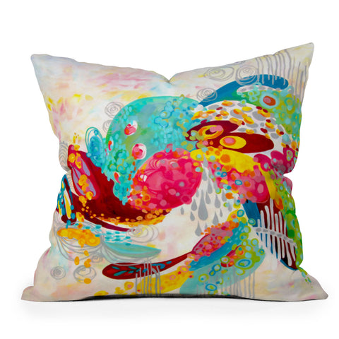 Stephanie Corfee Abstract Free Spirit Throw Pillow