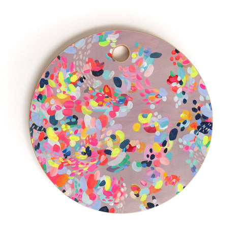 Stephanie Corfee Alone In A Crowd Cutting Board Round