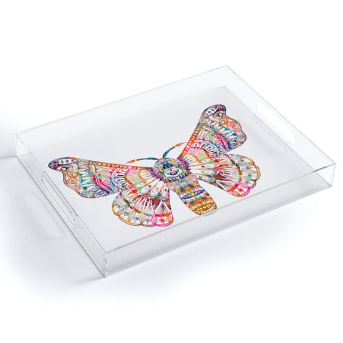Stephanie Corfee Artsy Moth Acrylic Tray