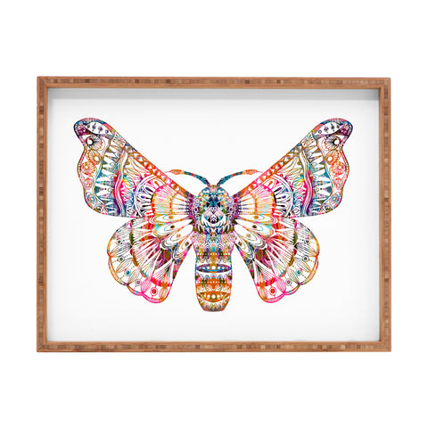 Stephanie Corfee Artsy Moth Rectangular Tray