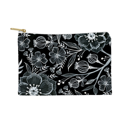 Stephanie Corfee Black And White Botanika Pouch