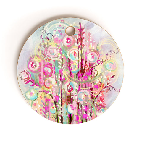 Stephanie Corfee Bloom Baby Cutting Board Round
