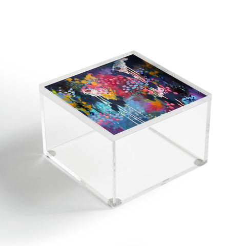 Stephanie Corfee Blue Velvet Acrylic Box