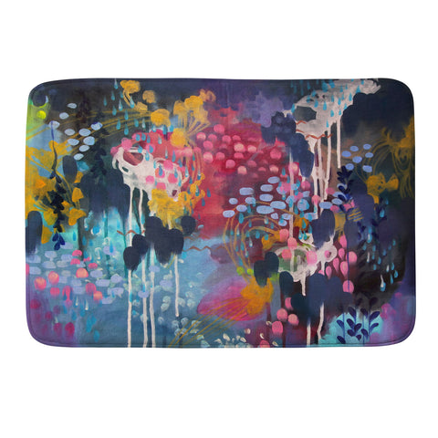 Stephanie Corfee Blue Velvet Memory Foam Bath Mat