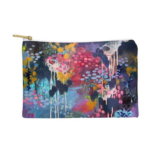 Stephanie Corfee Blue Velvet Pouch