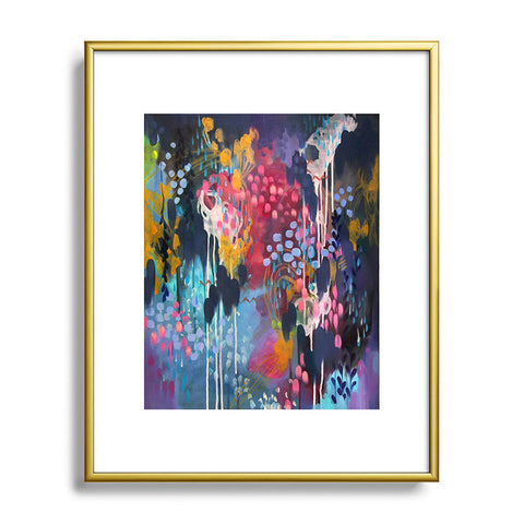 Stephanie Corfee Blue Velvet Metal Framed Art Print